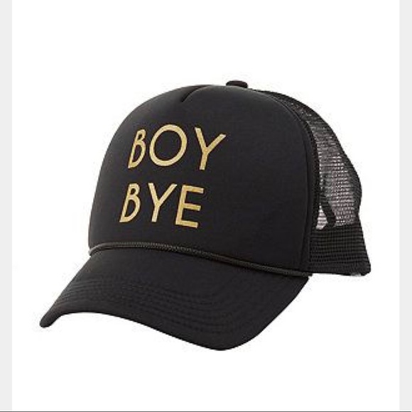 Charlotte Russe Accessories - NWT BOY BYE BLACK BASEBALL HAT